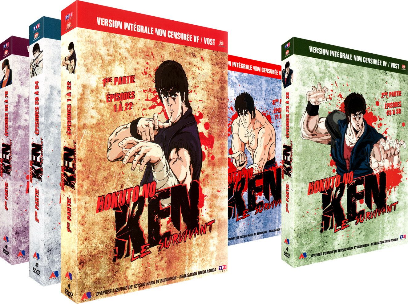 Ken le survivant - Partie 1 à 5 - Pack 5 Coffrets DVD - Collector - AB