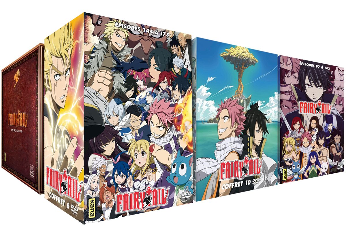 Fairy Tail Intégrale (Saisons 1 à 4) Pack 4 Coffret DVD Kana Home Video Série TV Fairy Tail Intégrale (Saisons 1 à 4) Pack 4 Coffret DVD Kana Home Video Série TV