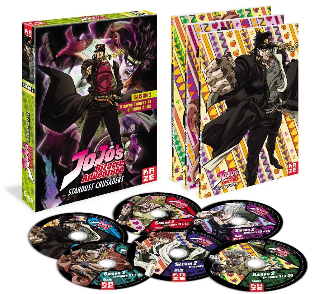 Jojo s Bizarre Adventure Saison 2 Jojo's bizarre adventure - Saison 2 - Partie 1 - Coffret DVD |  Anime-Store.fr