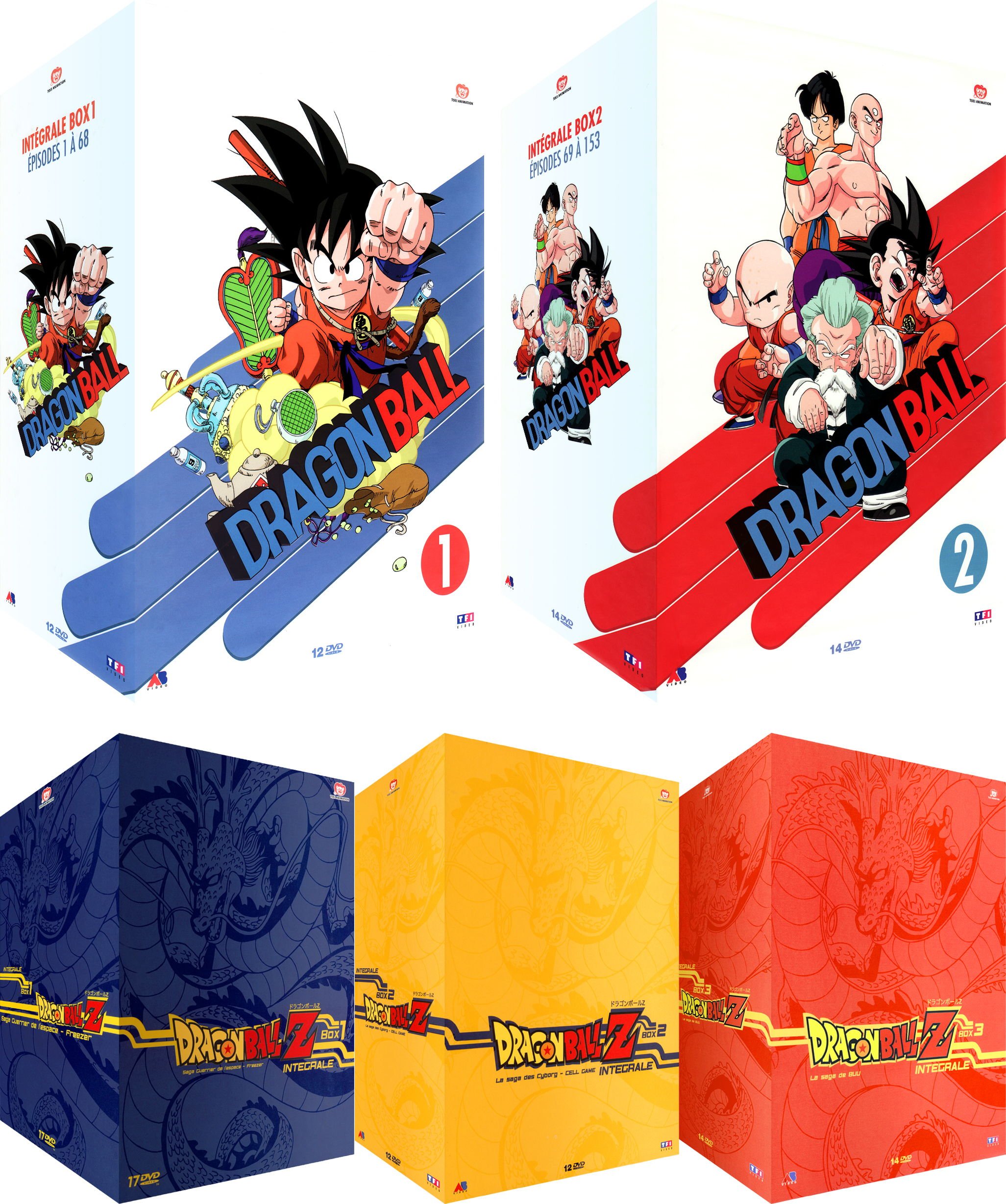 Dragon Ball Z + Dragon Ball - Intégrale Collector Pack 5 Coffrets DVD