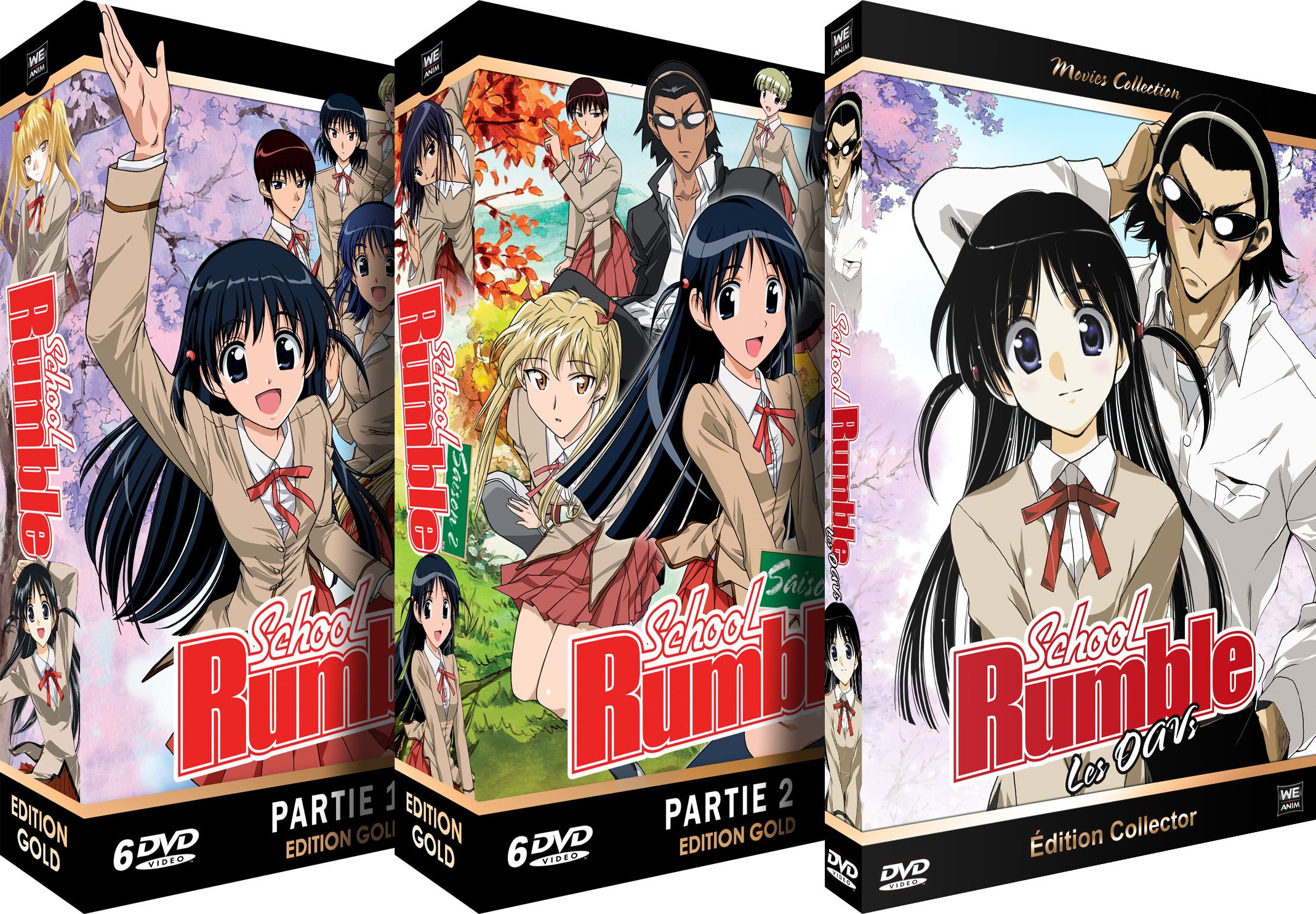 School Rumble - Intégrale (Série TV + 2 OAV) - 2 Coffrets DVD + 1