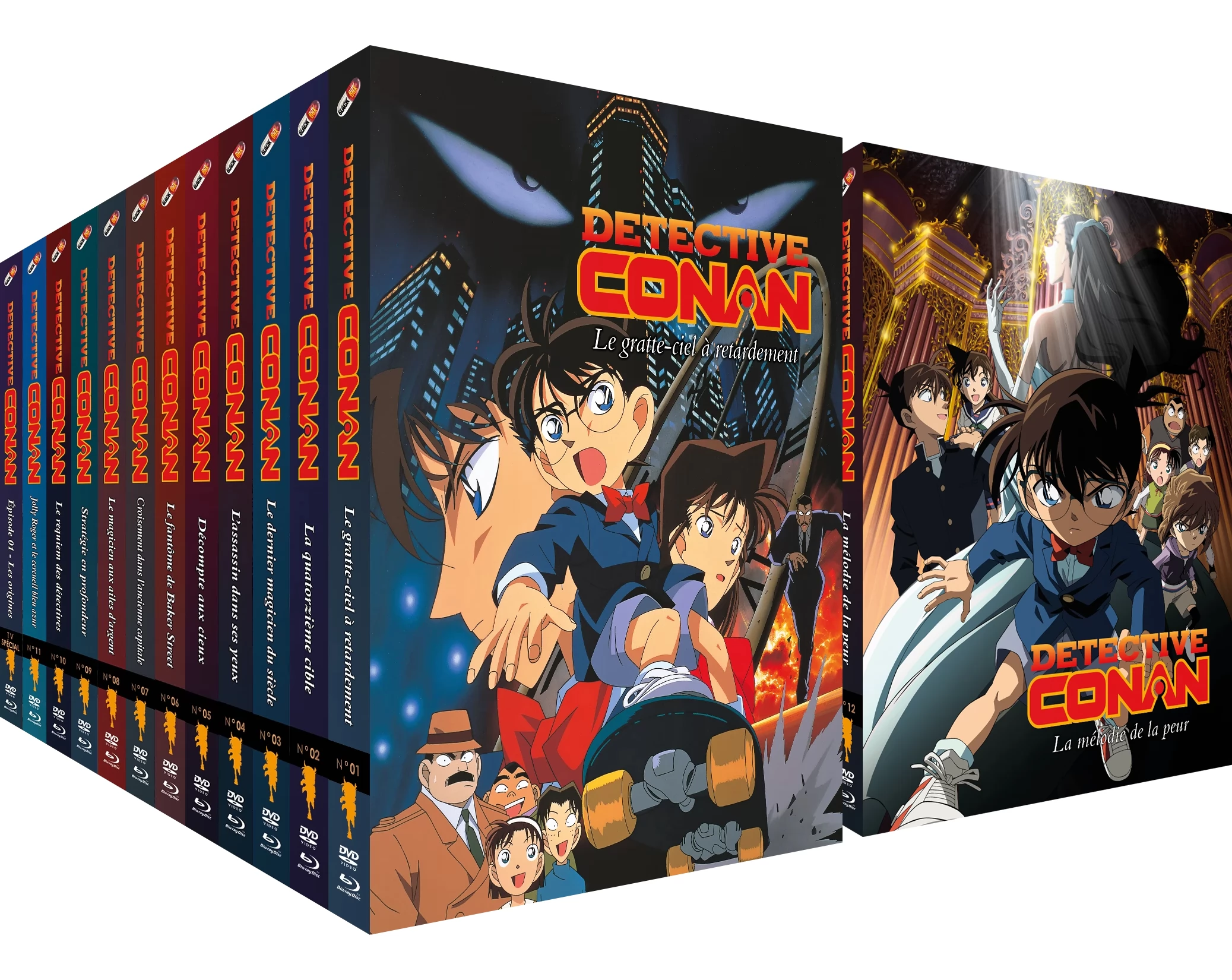 Détective Conan : L exécutant De Zero Détective Conan - Films 1 à 22 + TV Spécial 1 et 2 - Pack 24 DVD + BR | Anime-Store.fr