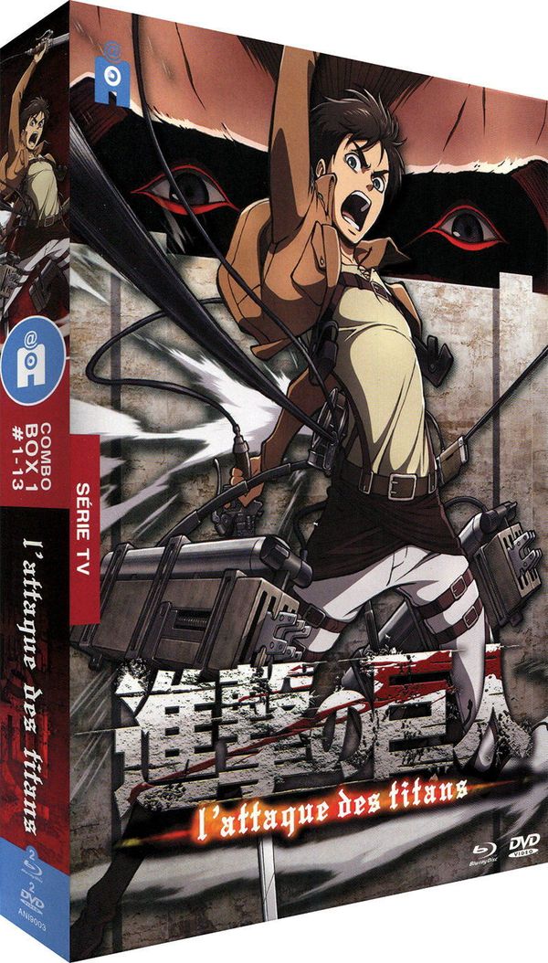 L'attaque Des Titans Saison 1 épisode 2 L'Attaque des Titans - Saison 1 - Partie 1 - Coffret Blu-ray + DVD