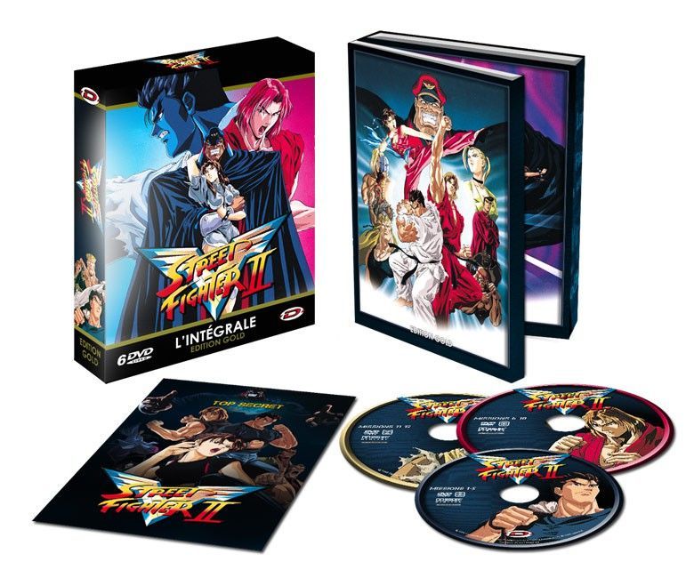 Street Fighter II V - Intégrale - Coffret DVD + Livret - Edition Gold