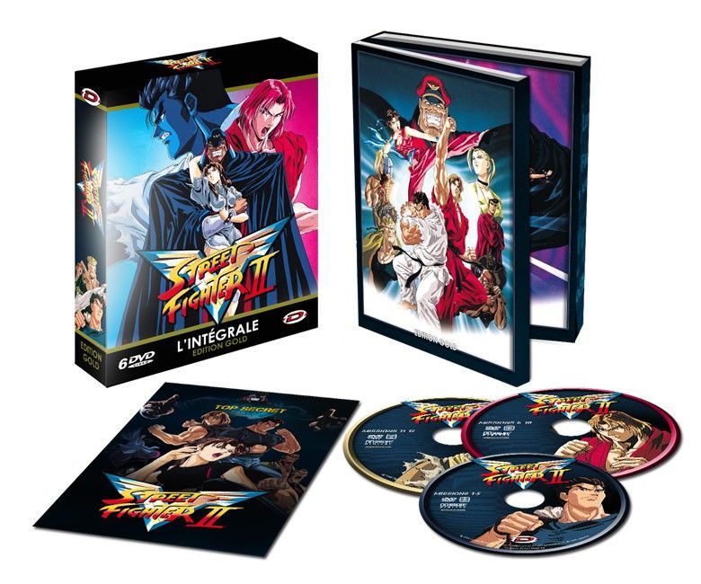Street Fighter II V - Intgrale - Coffret DVD + Livret - Edition Gold