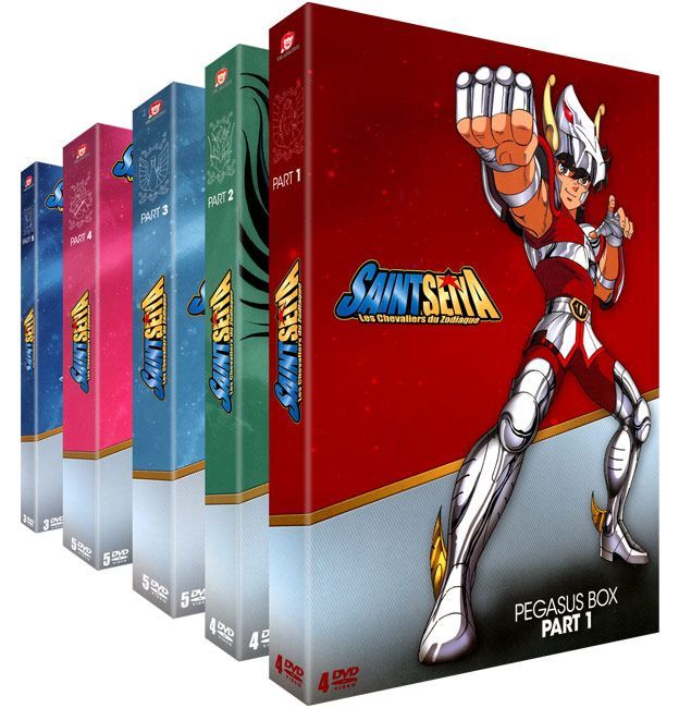 IMAGE 2 : Saint Seiya (Les Chevaliers du Zodiaque) - Intégrale Collector - Pack 5 Coffrets (21 DVD) - Non censuré
