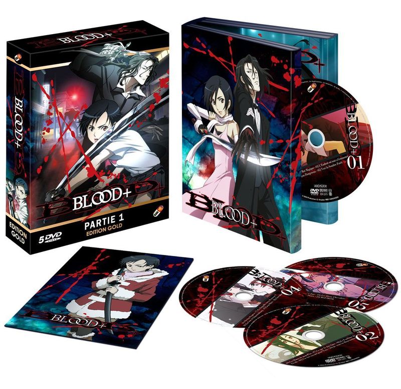 IMAGE 2 : Blood+ (The Last Vampire) - Intégrale - Pack 2 Coffrets (10 DVD) - Edition Gold - 50 épisodes