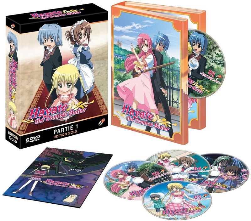 Hayate the combat Butler - Saison 1 - Partie 1 - Coffret DVD + Livret - Edition Gold