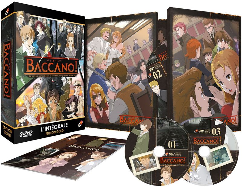 Baccano! - Intégrale + OAVs - Coffret DVD + Livret - Edition Gold