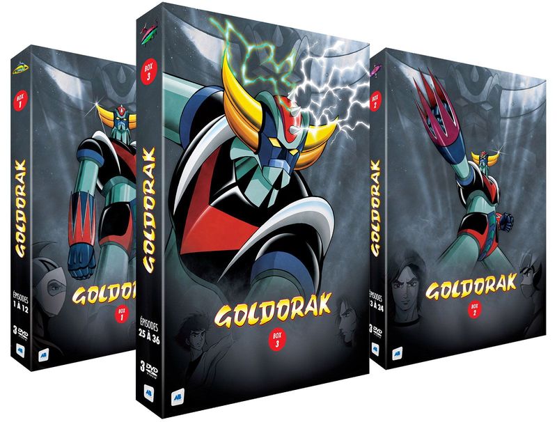 Goldorak - Partie 1 à 3 - Pack 3 coffrets DVD - Version non censurée