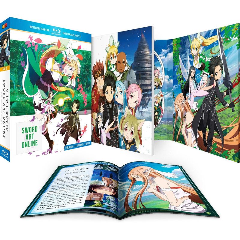 Sword Art Online - Arc 2 (ALO) - Coffret Blu-ray + Livret - Edition Saphir - SAO
