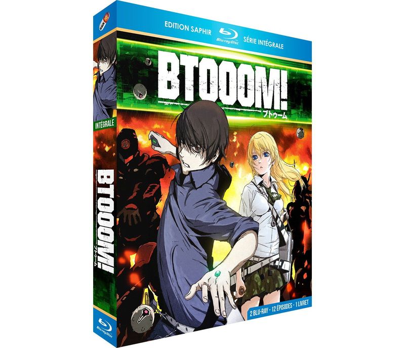 IMAGE 2 : Btooom! - Intégrale - Edition Saphir - Coffret Blu-ray + Livret