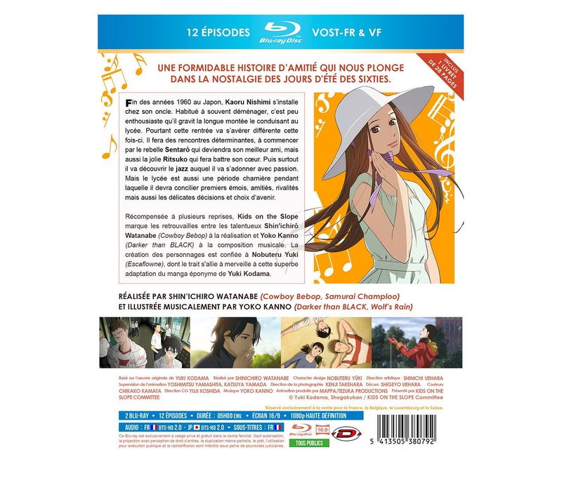 IMAGE 3 : Kids on the Slope - Intégrale - Edition Saphir - Coffret Blu-ray + Livret