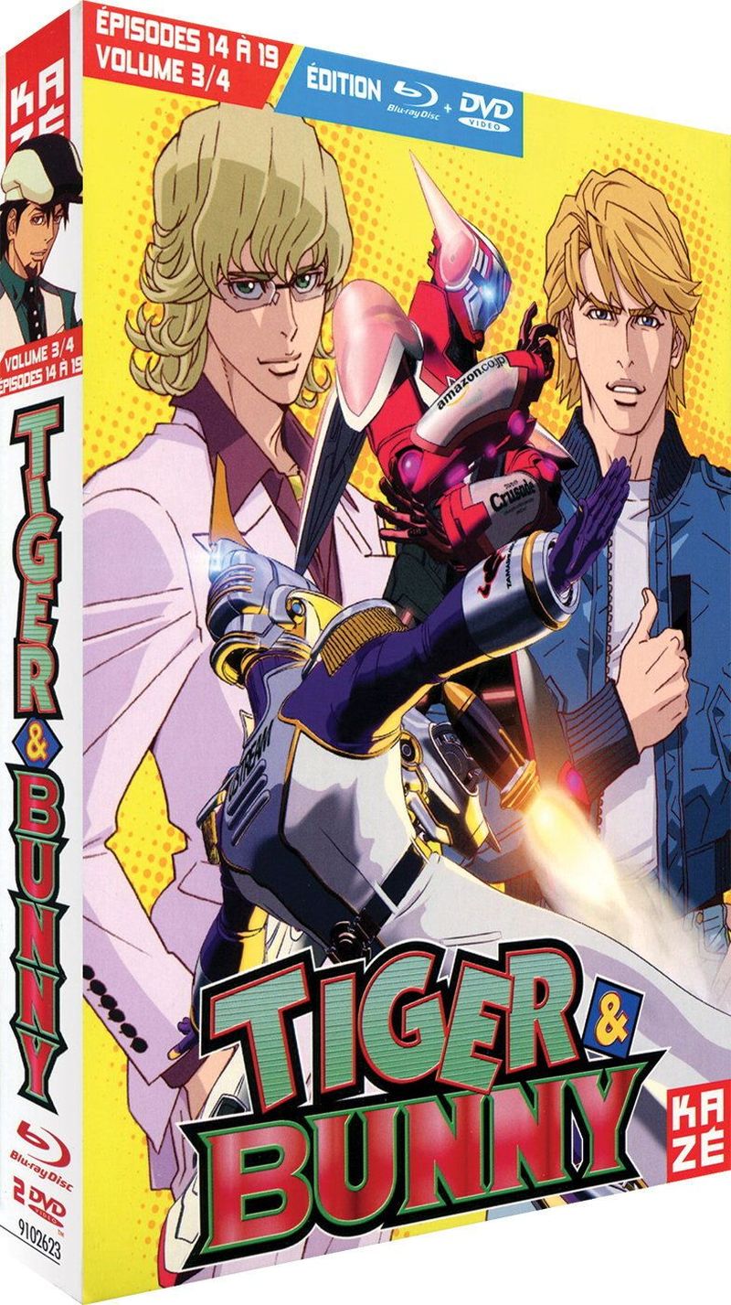 Tiger and Bunny - Partie 3 - Coffret Combo Blu-ray + DVD