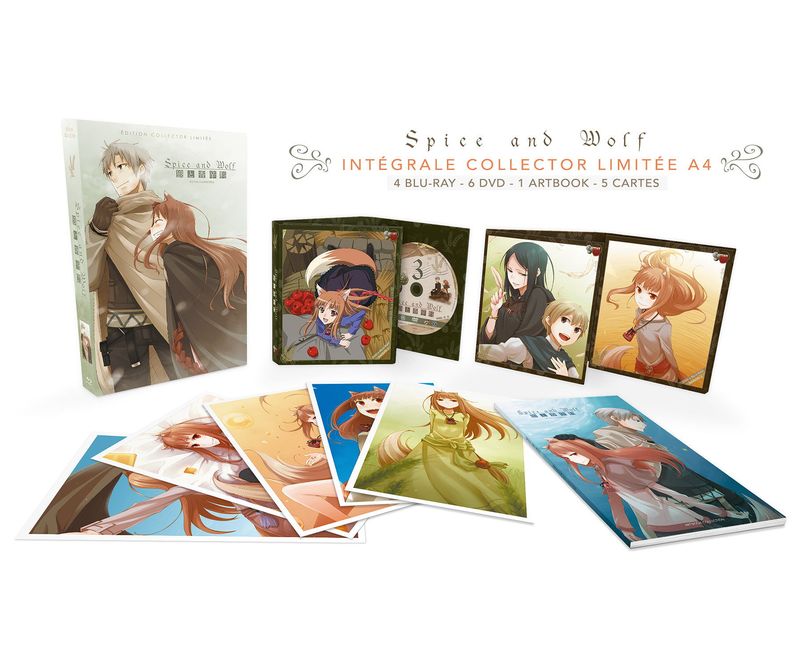 Spice and Wolf - Intégrale (Saisons 1 et 2 + 2 OAV) - Edition Collector Limitée - Combo Blu-ray + DVD