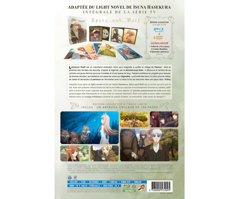IMAGE 3 : Spice and Wolf - Intégrale (Saisons 1 et 2 + 2 OAV) - Edition Collector Limitée - Combo Blu-ray + DVD