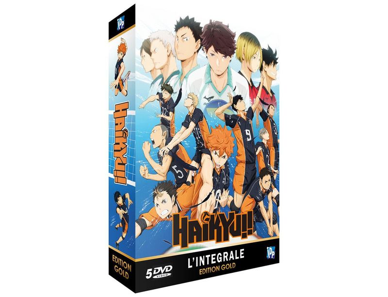 IMAGE 2 : Haikyu !! - Intgrale (saison 1) - Coffret DVD + Livret - Edition Gold