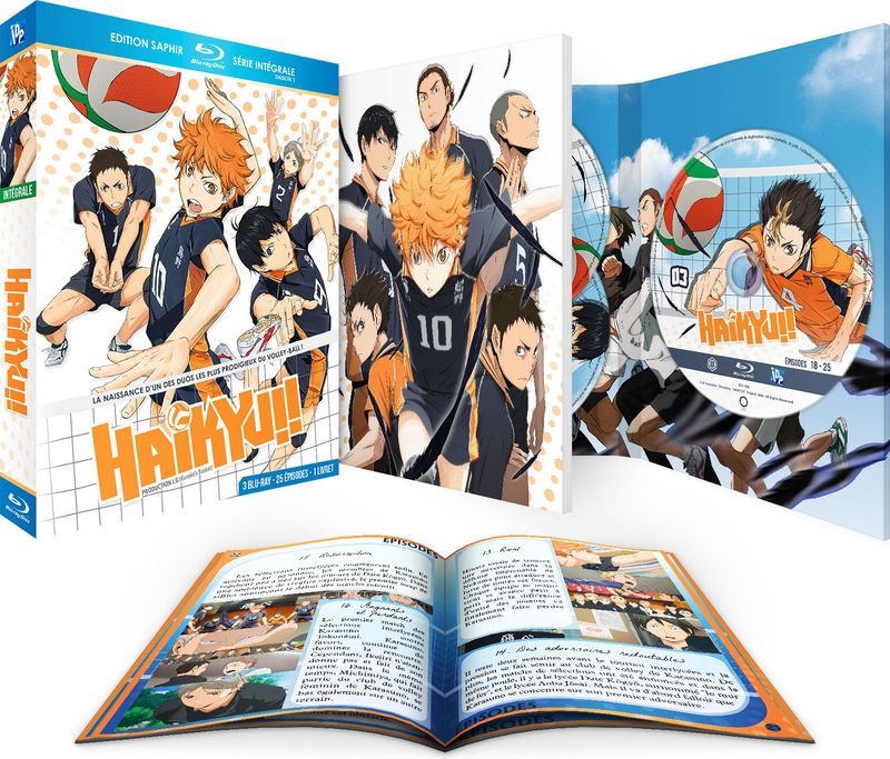 Haikyu !! - Intégrale (saison 1) - Coffret Blu-ray + Livret - Edition Saphir