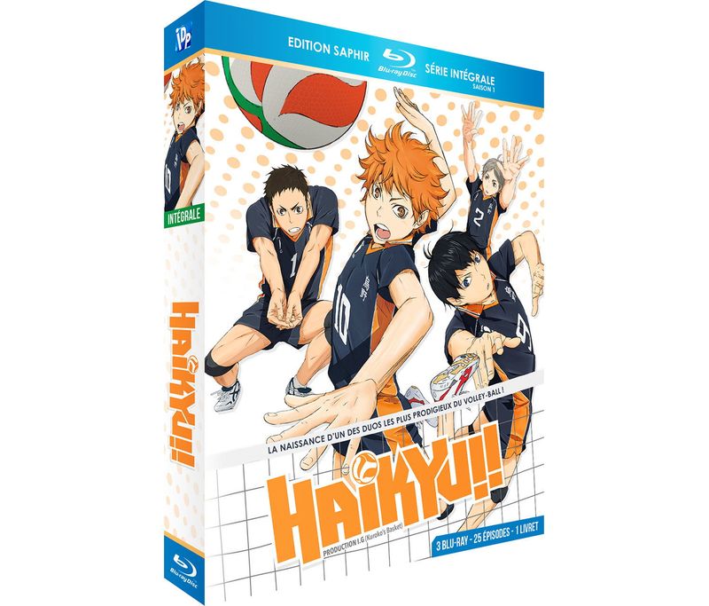 IMAGE 2 : Haikyu !! - Intégrale (saison 1) - Coffret Blu-ray + Livret - Edition Saphir