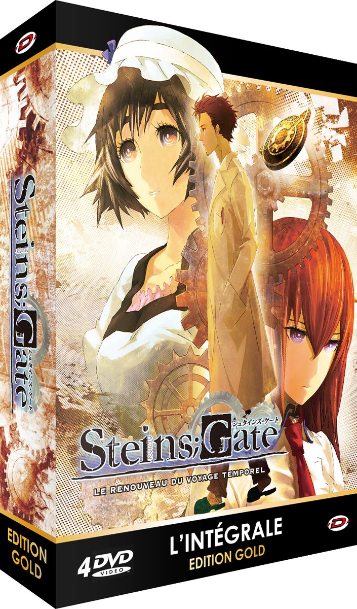 Steins Gate - Intgrale + OAV - Edition Gold - Coffret DVD + Livret