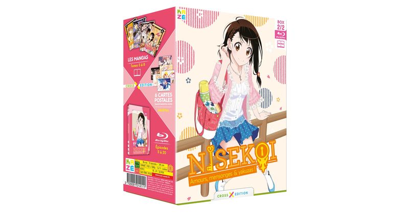 IMAGE 2 : Nisekoi - Saison 1 - Partie 2 - Cross Edition - Coffret Blu-Ray + 4 Mangas