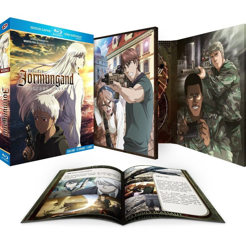IMAGE 3 : Jormungand - Intégrale des 2 Saisons - Edition Saphir - 2 Coffrets Blu-ray + 2 livrets