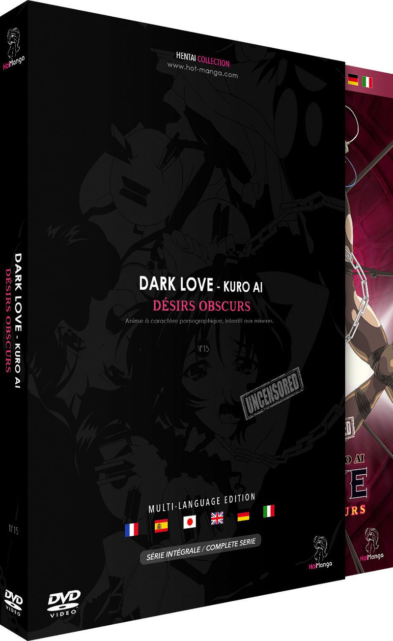 Dark Love : Kuro Ai (Désirs Obscurs) - Intégrale (Hentai) - DVD