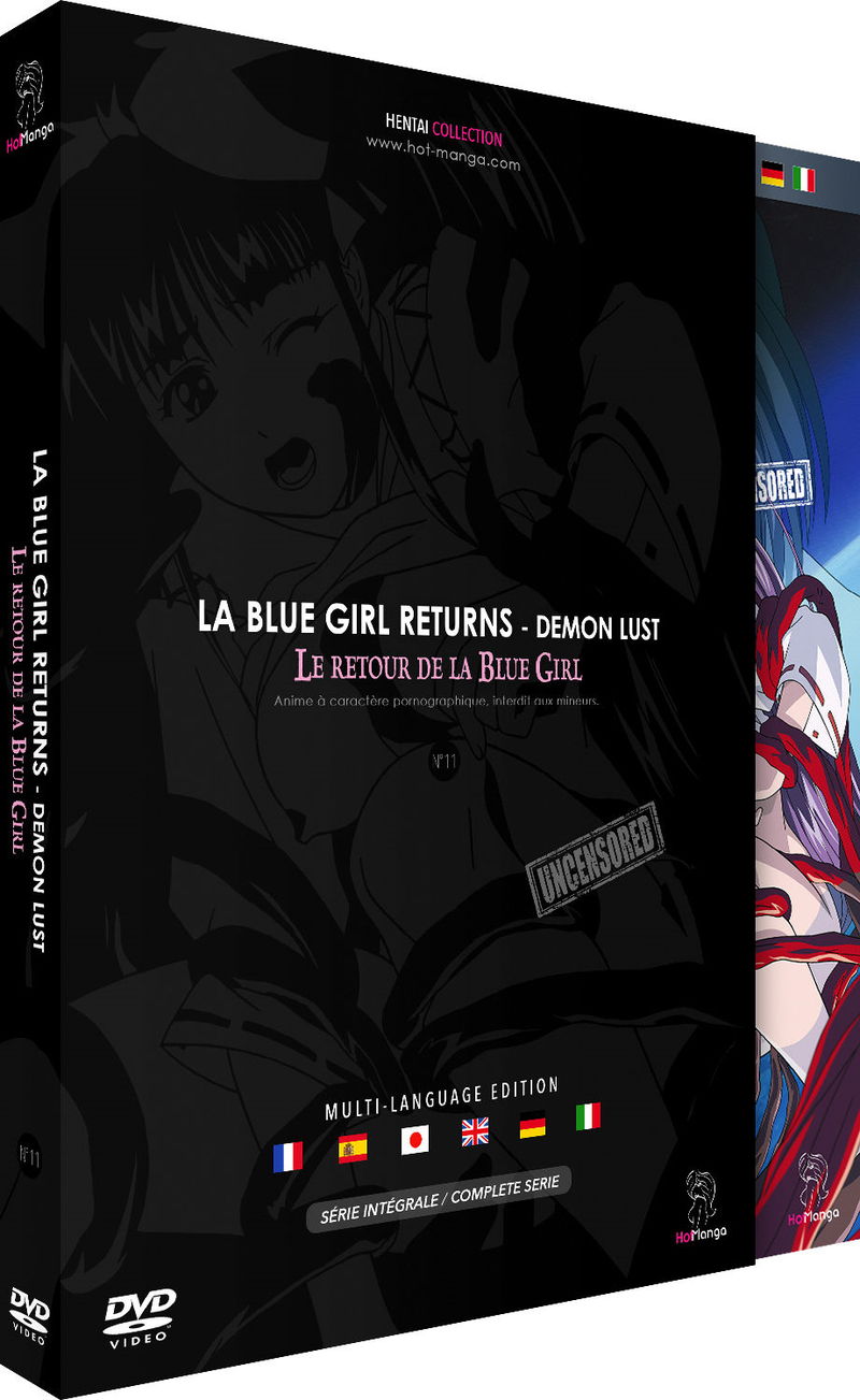 La Blue Girl Returns (Le Retour de La Blue Girl) - Intégrale (Hentai) - DVD