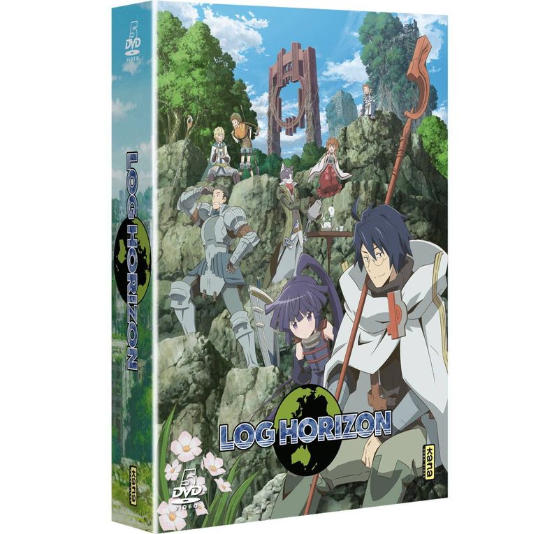 IMAGE 2 : Log Horizon - Saison 1 - Coffret 5 DVD + 1 Livret + 1 planche de stickers