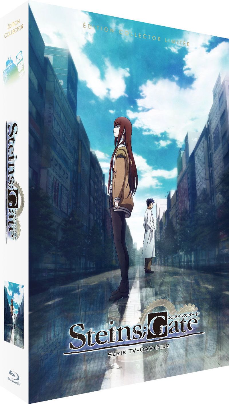Steins Gate - Intégrale (Série TV + Film) - Collector - Coffret DVD + Blu-ray