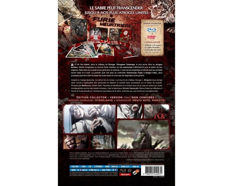 IMAGE 3 : Shigurui : Furie meurtrière - Intégrale - Edition Collector Limitée - Coffret Combo Blu-ray + DVD