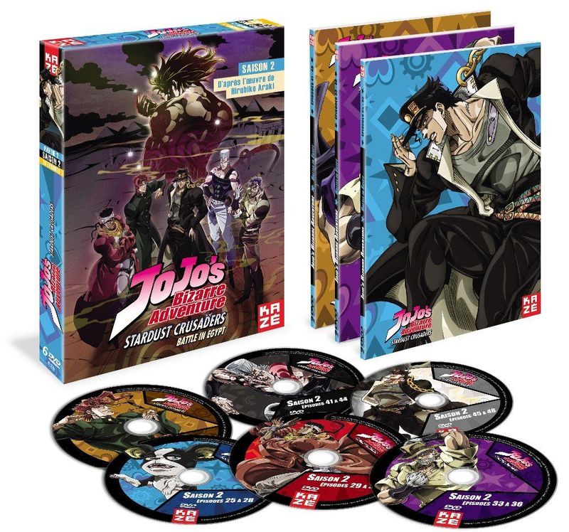 Jojo's bizarre adventure - Saison 2 - Partie 2 (Arc : Battle in Egypt) - Coffret DVD