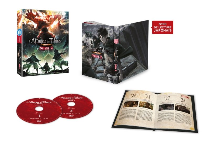 IMAGE 2 : L'Attaque des Titans - Saison 2 - Edition collector limitée - Coffret DVD