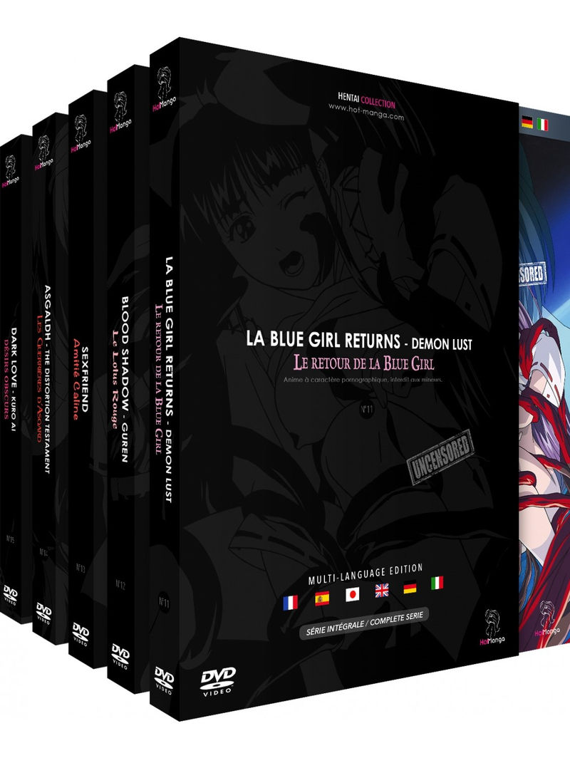 IMAGE 2 : Hentai Collection - Partie 3 - Multi-language (5 DVD)