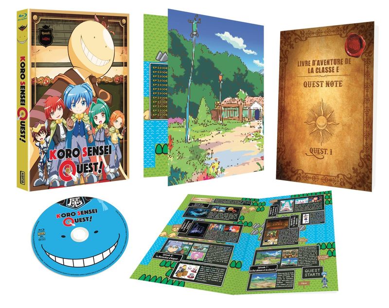 Koro Sensei Quest ! - Intégrale - Blu-ray + Livret (spin-off Assassination Classroom)