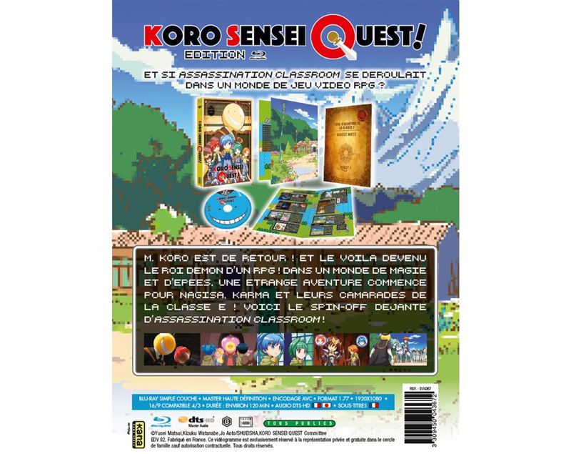 IMAGE 3 : Koro Sensei Quest ! - Intégrale - Blu-ray + Livret (spin-off Assassination Classroom)