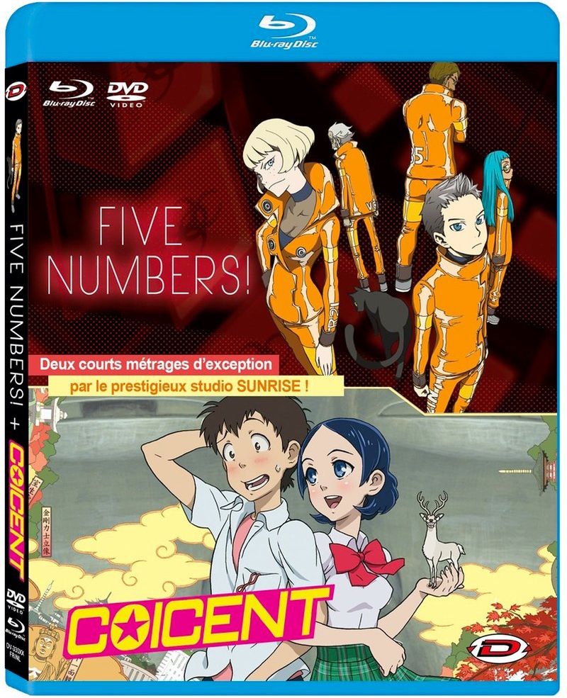 Coicent et Five Numbers - 2 OAV - Combo DVD + Blu-ray