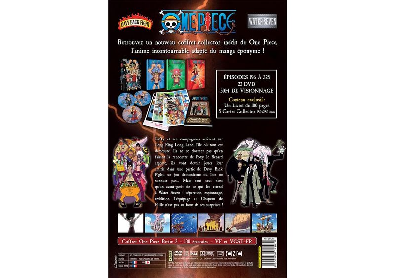 One Piece - Édition équipage - Coffret 8 - 9 DVD - Manga animé - Films DVD  & Blu-ray