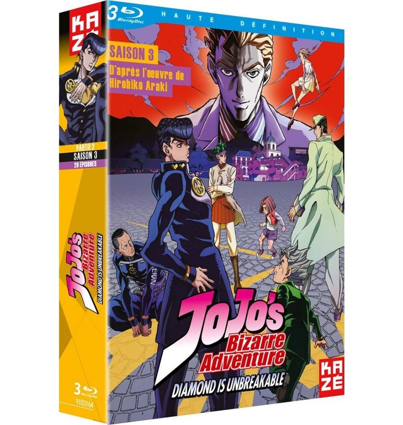 IMAGE 2 : Jojo's Bizarre Adventure - Saison 3 - Partie 2 (Arc : Diamond is unbreakable) - Coffret Blu-ray