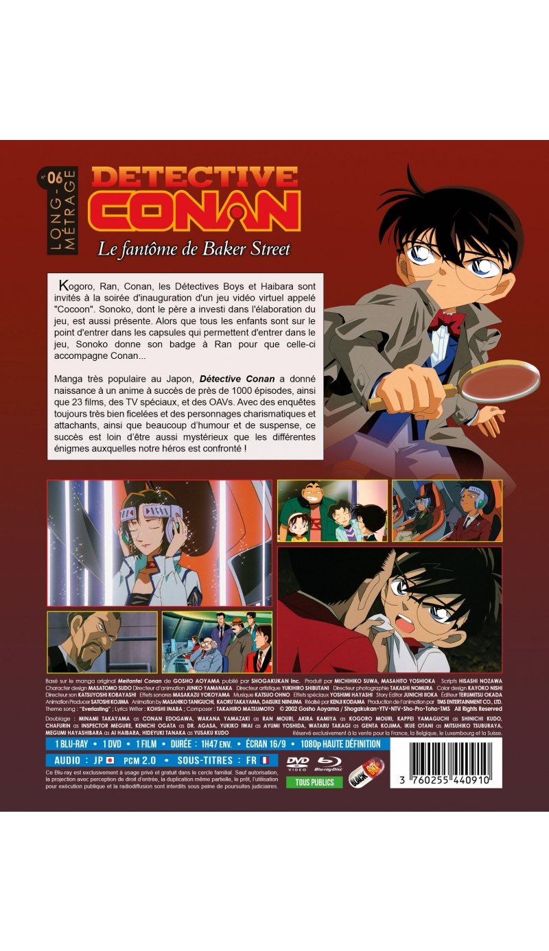 IMAGE 2 : Dtective Conan - Film 06 : Le fantme de Baker Street - Combo Blu-ray + DVD