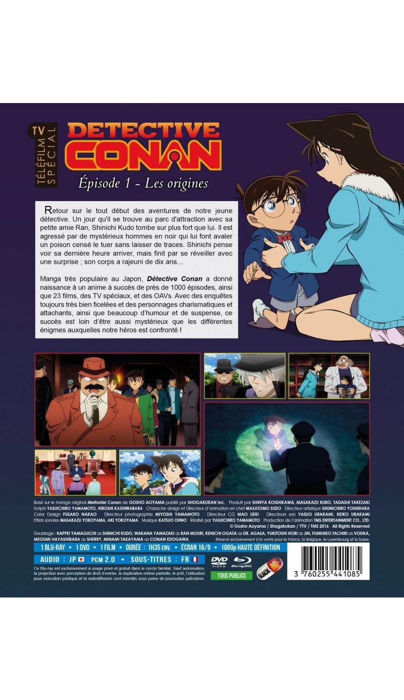 IMAGE 2 : Détective Conan - TV Special 1 : Les origines - Combo Blu-ray + DVD