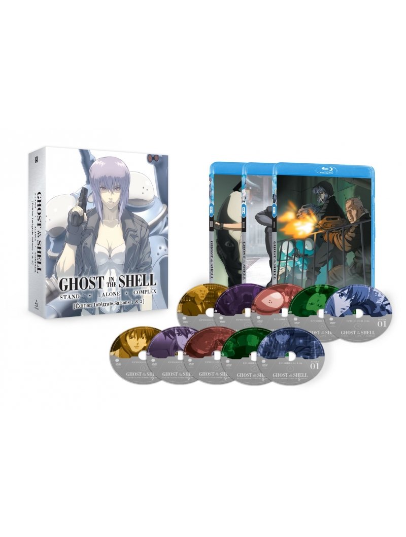 IMAGE 2 : Ghost in the Shell Stand Alone Complex - Intégrale (2 Saisons) - Coffret Blu-Ray