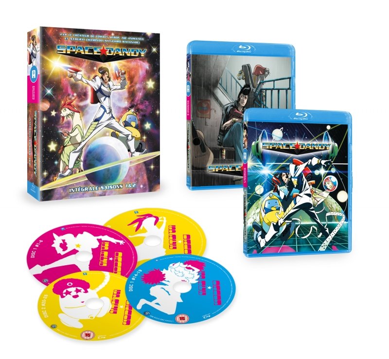 Space Dandy - Intgrale (Saison 1 et 2) - Coffret Blu-ray