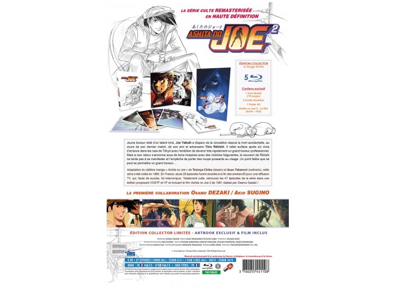 IMAGE 2 : Ashita no Joe 2 - Intégrale + Film - Edition Collector Limitée - Coffret A4 Blu-ray
