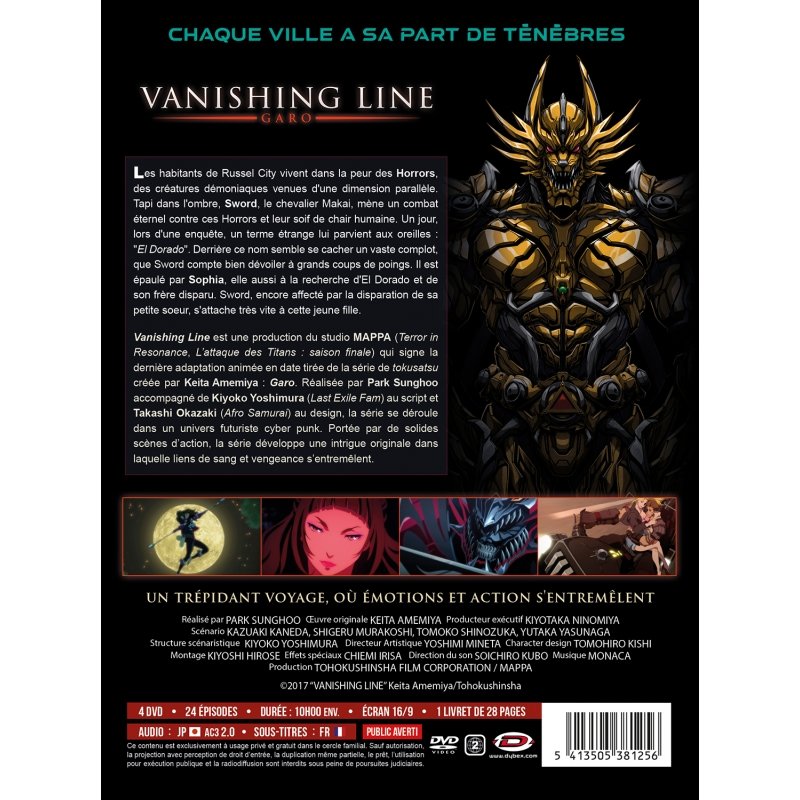 IMAGE 2 : Vanishing Line - Intégrale - Edition Collector - Coffret DVD