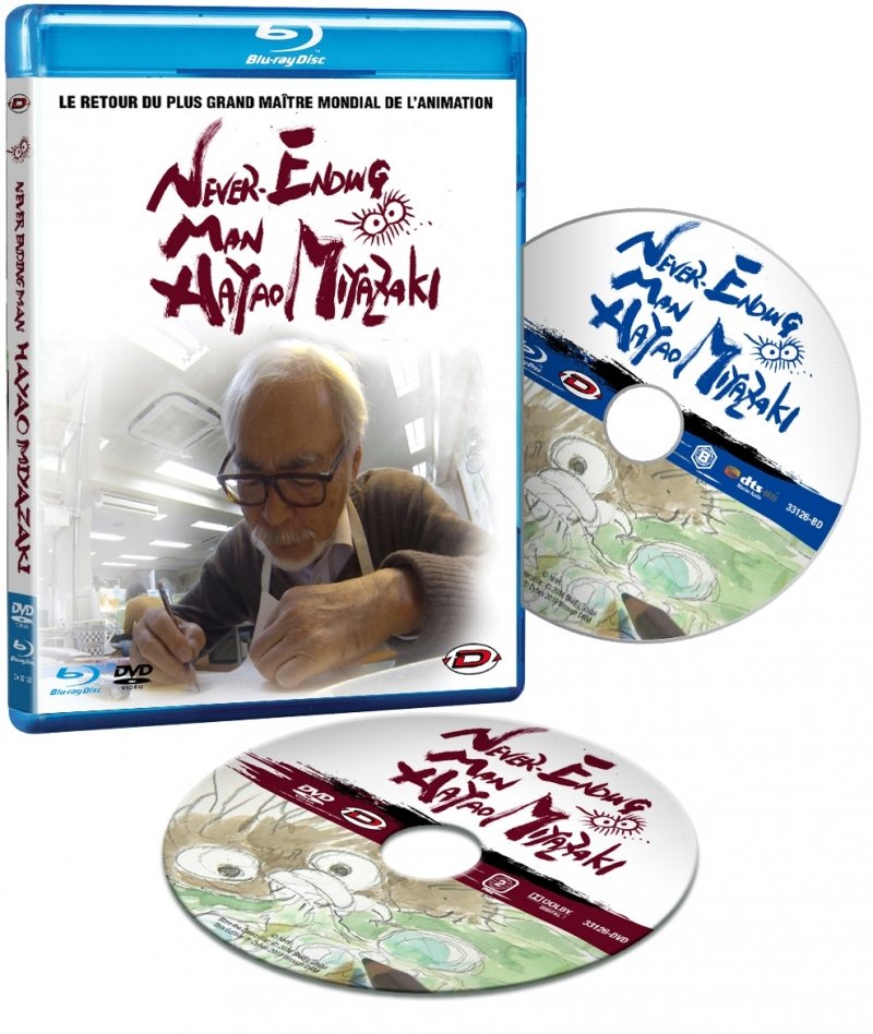 Never-Ending Man : Hayao Miyazaki - Documentaire - Combo Blu-ray + DVD