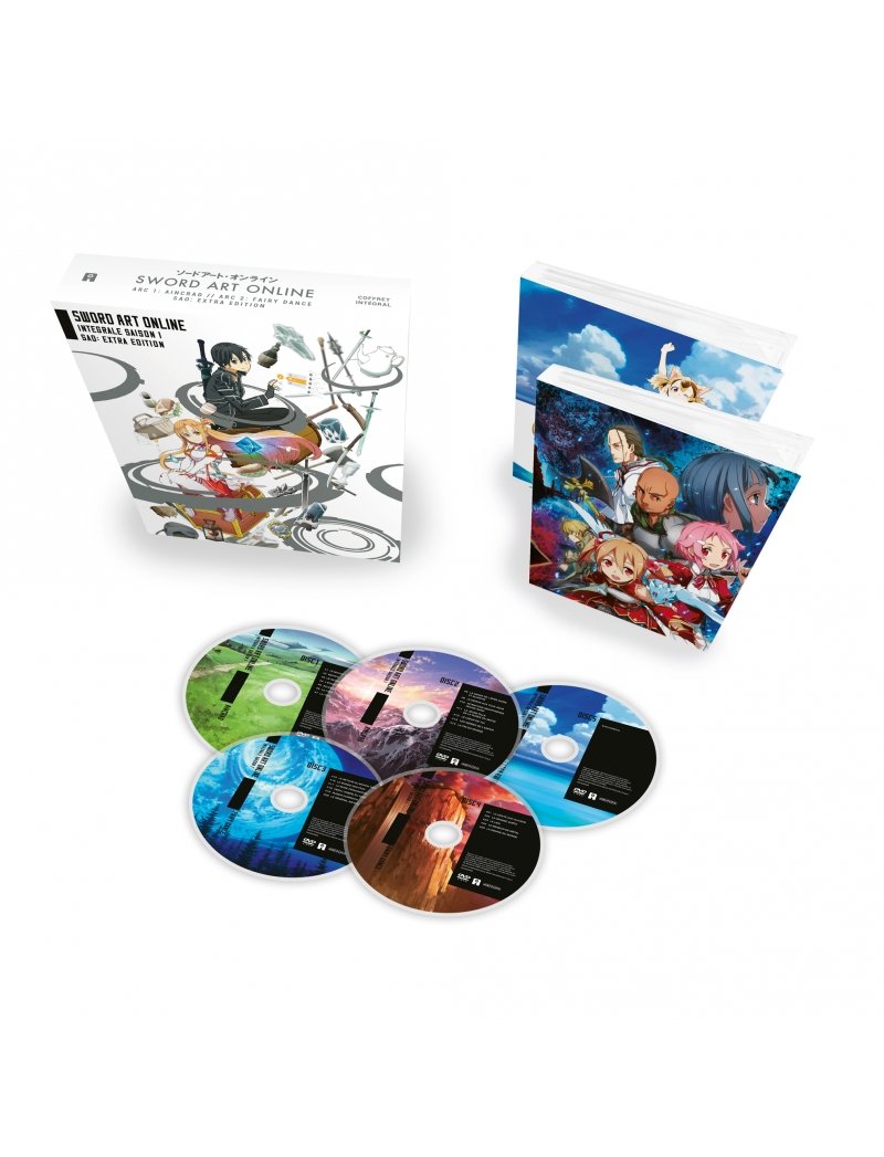 IMAGE 2 : Sword Art Online - Saison 1 (Arc 1 + 2) + Extra (OAV) - Coffret DVD