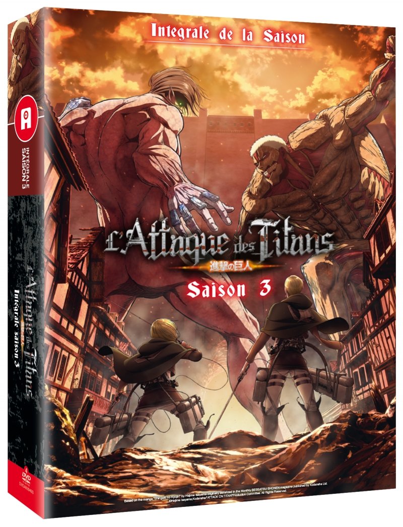 L'Attaque des Titans - Saison 3 - Coffret DVD