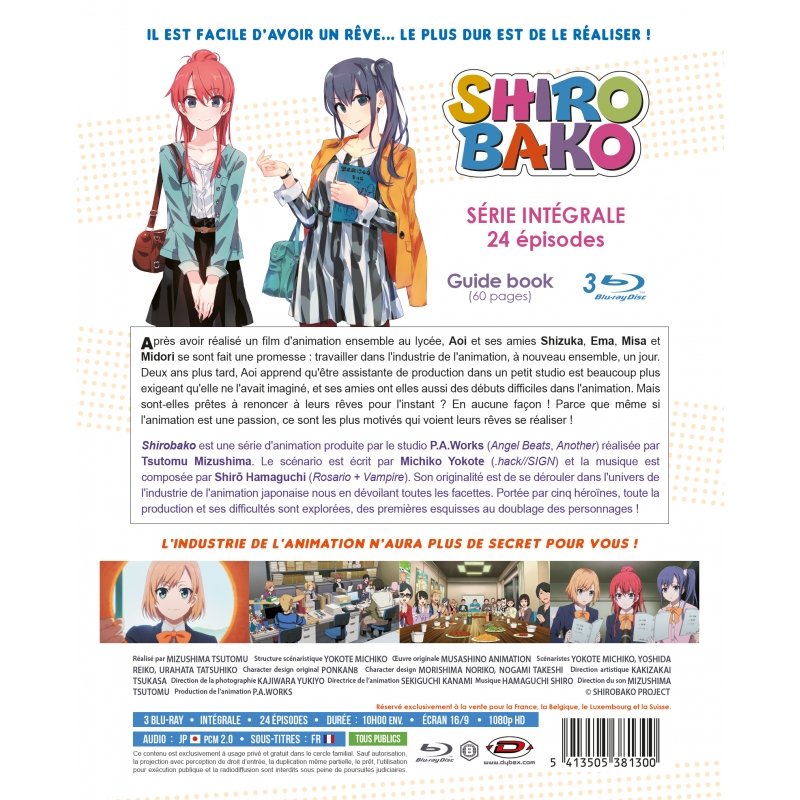 IMAGE 3 : Shirobako - Intégrale - Edition Collector - Coffret Blu-ray
