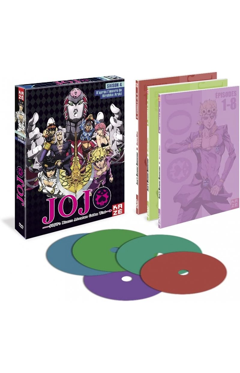 IMAGE 2 : Jojo's Bizarre Adventure - Saison 4 - Partie 2 (Arc : Golden Wind) - Coffret DVD